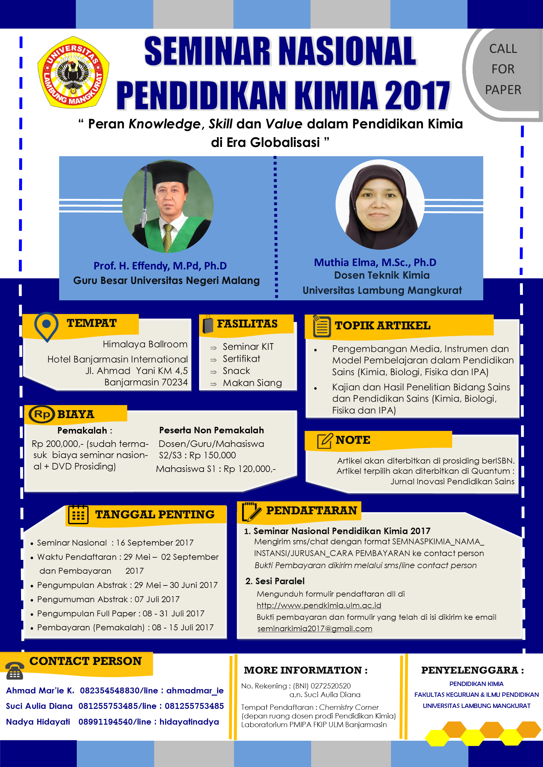 SEMNASPKIM 2017 – PENDIDIKAN KIMIA